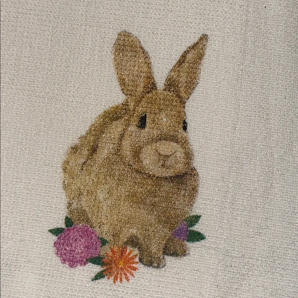 Kay Dee Designs Hello Spring Bunny 2 PK Dual‎ Purpose Kitchen Towels 100% Cotton